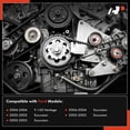 thumbnail image 2 of A-Premium Engine Serpentine Belt Drive Kit Compatible with Ford F-150 Heritage 2004, Excursion 2002-2005 - 4.6L 5.4L 6.8L, 2 of 6