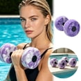 thumbnail image 2 of High-Density Foam Water Dumbbells for Swimming Pool Resistance Training and Aqua Aerobics Purple, 2 of 5