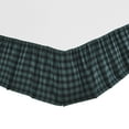 thumbnail image 4 of VHC Brands, Pine Grove Plaid Twin Bed Skirt, Green, 39x76x16, 4 of 5