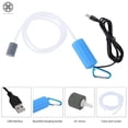 thumbnail image 3 of Luxtrada Aquarium Pump Portable Mini USB Fish Tank Oxygen Air Mute Energy Saving Supply, 3 of 8