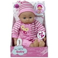 thumbnail image 2 of Lissi: 16" Talking Baby Doll - Pink & White Striped Butterfly Onesie, Matching Hat, 24 Interactive Sounds, Soft Body, Roleplay Toy, Kids-Toddlers 2+, 2 of 7
