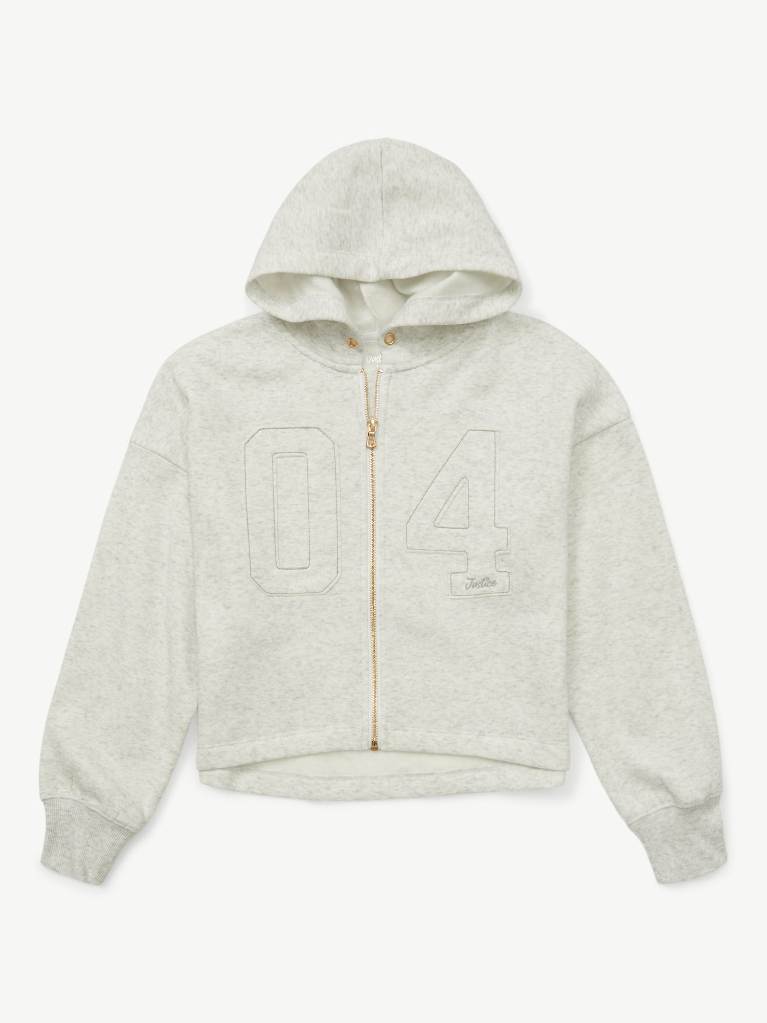 Justice Girls Full Zip Fleece Hoodie, Sizes XS - XLP