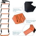thumbnail image 4 of Reinforced Rope Ladder, 3-4-6 Step Climbing Ladder for Kayak Inflatable Boat Motor Yacht, Wooden Dock Boarding Accessory, 4 of 6