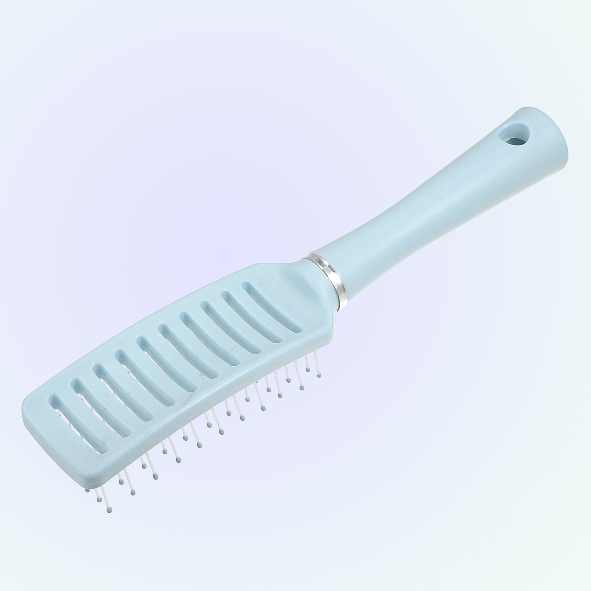 Unique Bargains 1Pc Hair Brush Detangling Brush for Women and Men Hair Brush Blue