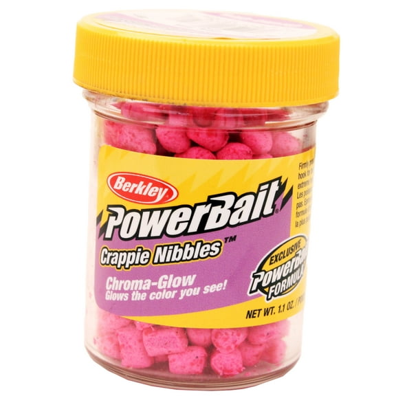 Berkley PowerBait Chroma-Glow Crappie Nibbles Fishing Dough Bait