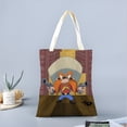 thumbnail image 2 of Yosemite Sam Bolso de tela con estampado de lienzo para mujer, bolsa de compras reutilizable y estética, con cremallera interior, regalo para mujer, 35 × 40 cm., 2 of 6