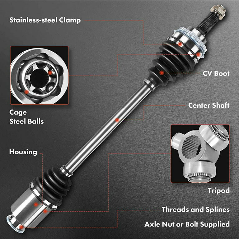 A-Premium Front Right Passenger Side CV Axle Shaft Assembly