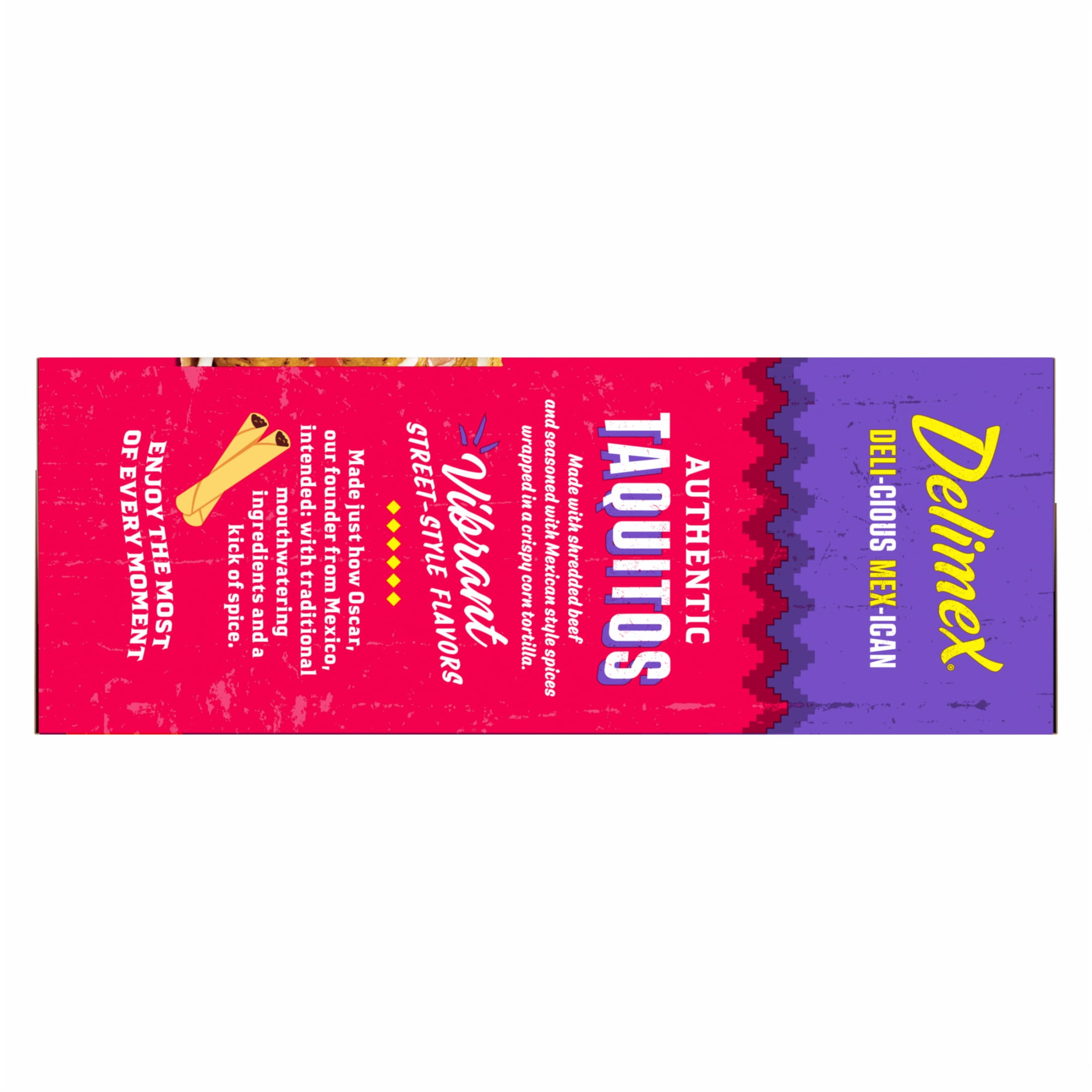 Delimex Beef Taquitos Frozen Snacks, 20 Count Box - Walmart.com