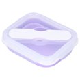 thumbnail image 3 of Folding Lunch Box,Silicone Insulation Box Portable Eating Tools Lunch Box Finely Tuned Performance, 3 of 14
