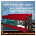 thumbnail image 2 of Inverter 12V 220V 1000W 2000W 3000W DC 24V 48V 60V to AC Pure Sine Wave Voltage Converter ,Rapid Cooling with Minimal Noise, 2 of 6