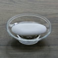 thumbnail image 4 of Round Glass Soap Box Bathroom Soap Holder Clear Soap Dish Bathroom Accessories, 4 of 13