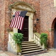 thumbnail image 6 of Jetlifee American Flag Pole Kit, Including 100% Polyester 2x3 ft US Flag, 6 Ft Aluminum Silver No Tangle Spinning Pole and 2-Position Flag Pole Bracket 2 by 3 Foot with Flagpole Kit, 6 of 9