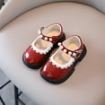 thumbnail image 2 of Kureaily Autumn Toddler And Girls Casual Shoes Thick Sole Round Toe Buckle Dress Shoes 2.5-3 Years, 2 of 4