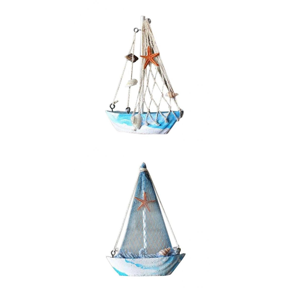 Ocean Sea Fishing Net Sailing Mediterranean Ornament Home TABLETOP Decor #2 