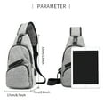 thumbnail image 7 of GASTROPOD Men Messenger Fashion Leisure Chest Bag Sports Trend Backpack Sling Bag Crossbody Shoulder Bag for Men and Women, 7 of 7