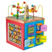 ALEX Toys Discover My Busy Town Wooden Activity Cube 16 x 12 x 12