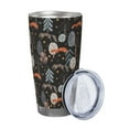 thumbnail image 2 of Salouo Fox In The Forest Print 20oz Tumbler with Lid,Stainless Steel Vacuum Insulated Tumbler Durable Insulated Coffee Mug Thermal Cup with Splash Proof Sliding Lid-Without Straw, 2 of 8