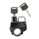 thumbnail image 1 of Cerradura para casco de motocicleta, protección de metal portátil Cerradura de llave de seguridad a prueba de agua para manillar Suministros de, 1 of 9
