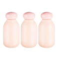thumbnail image 1 of 3 botellas de viaje para artículos de tocador, de plástico, a prueba de fugas, rellenables, para champú y acondicionador, artículos esenciales de viaje., 1 of 6