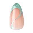 thumbnail image 5 of KISS Voguish Fantasy Medium Almond Glue-On Summer Nails, Green, 28 Pieces, 5 of 9