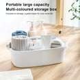 thumbnail image 3 of Cesta de almacenamiento Wosthever con asa para ducha organizador de ropa interior color Azul, 3 of 6