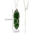 thumbnail image 4 of Jacenvly 2024 Necklaces For Women Chakra Crystal Pendant Hexagonal Pointed Natural Quartz Stone For Necklace Gifts For Her Green, 4 of 6