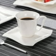 thumbnail image 5 of MALACASA, Series Amparo, 60-Piece Porcelain Dinnerware Set, Ivory White Dinner Set, Service for 12, 5 of 8