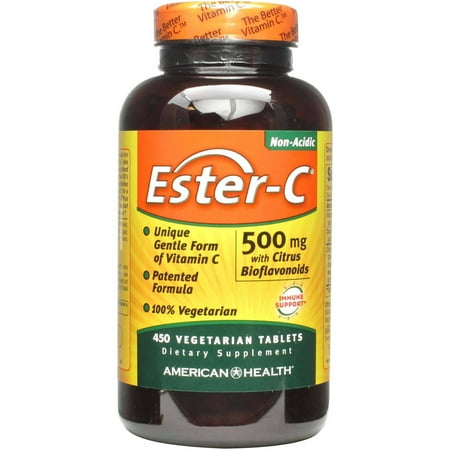 American Health Ester-C, 500 mg, Vegetarian Tablets, 450 CT