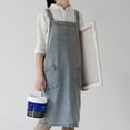 thumbnail image 7 of Vjnyvs Work Apron Unisex Denim Apron with Pocket Adjustable Denim Apron Multi Purpose Apron Durable Chef Apron for Cooking Baking Bbq Gardening, 7 of 7