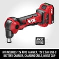 thumbnail image 2 of SKIL AH6552A-11 PWR CORE Brushless 12V Auto Hammer Kit, 3 Position Adjustable Head, 2.0Ah Battery and Charger, 2 of 5