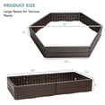 thumbnail image 3 of GVN Raised Garden Bed Set for Vegetable and Flower-Brown, Outdoor Wooden Elevated Raised Garden Bed for Patio or Yard Gardening, 3 of 5