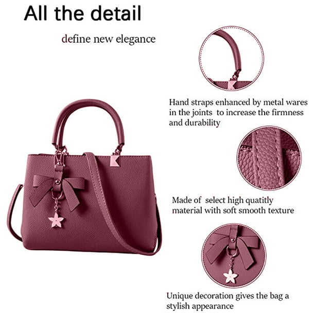 Briefcase top handbag ladies
