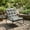 Light Green-Corduroy, variant on Outdoor Rocking Chair, Papasan Rocking Chair with Metal Frame, Comfy Rocker Lounge Chair for Living Room Porch Patio Garden