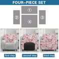 thumbnail image 6 of Kuiaobaty Daisy Pattern Reclining Slipcover Easy Replacement Recliner Couch Cover Breathable Recliner Chair Cover Large Reclining Sofa Slipcover with Elastic Bottom for Pets, 6 of 8