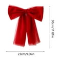 thumbnail image 3 of xaoyunyn Elegant Velvet Bow Christmas Ornament Multi Use Festive Decoration for Trees Weddings Parties Iron Free Wrinkle Resistant Easy to Hang, 3 of 6