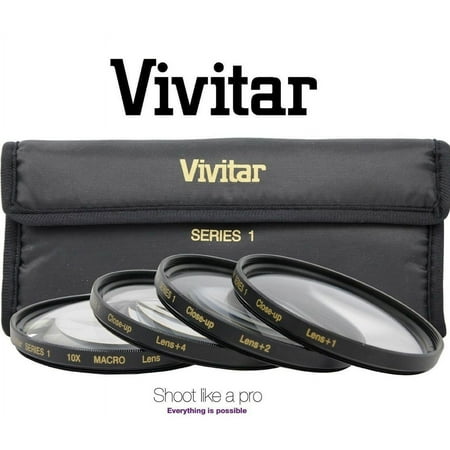 Vivitar 4Pcs Close Up Macro +1/+2/+4/+10 Lens Kit For Nikon D5000 D3000 (52mm Compatible)