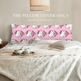 thumbnail image 3 of Hello Kitty Anime Body Pillow Cover Ultra Soft Microfiber Pillowcases with Hidden Zipper Closure 20x54inch, 3 of 5