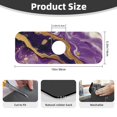 thumbnail image 2 of Sikiie Purple Gold Marble Swirls Splash Guard for Sink Faucet-1 PC Super Absorbent Fast Drying Mat Sink Gadgets-Splash Guard for Kitchen, Sink Mat, 2 of 7