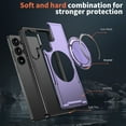 thumbnail image 3 of Allytechgroup Shockproof Kickstand Case for Samsung Galaxy S26 Ultra, Slim PC+TPU Hybrid Back Cover Support Wireless Charging Anti-Scratch & Drop Protection for Samsung Galaxy S26 Ultra, Purple, 3 of 6