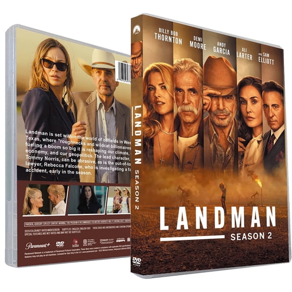 Landman Season 2 DVD 3-Disc All Region New Box Set New Movie