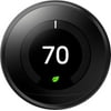 Google T3016US 3rd Gen Nest Learning Thermostat, Black (Used - Good)