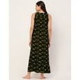 thumbnail image 4 of Moomaya Sleepwear, Sleeveless Long Nightdress, Printed Square Neck Nightgown Maxi, 4 of 9