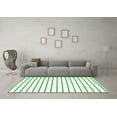 thumbnail image 3 of Ahgly Company Indoor Square Solid Emerald Green Modern Area Rugs, 6' Square, 3 of 4