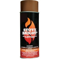 Forrest Paint Stove Bright High Heat Spray Paint Gloss - Washable - 12.75 oz, Brown
