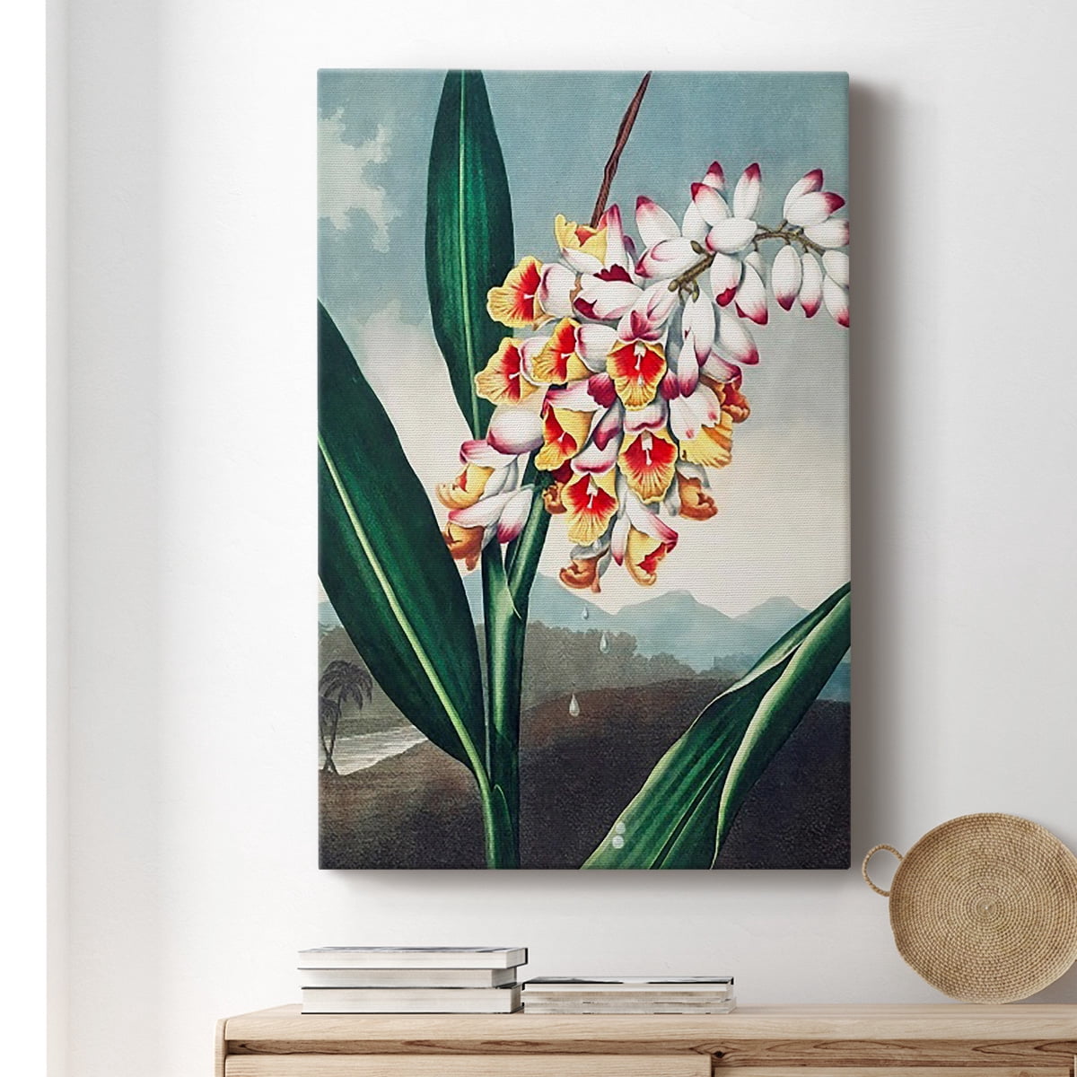 Temple of Flora VII Premium Gallery Wrapped Canvas - Ready to Hang