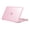 Blush, variant on Fintie Case for MacBook Neo 13 inch (2026 Release, Model A3404) - Clear Matte Hard Shell with TPU Soft Bumper, Slim Shockproof Matte MacBook Neo Cover for Work Travel Study Daily Use (Black)