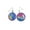 Multi-color, variant on Upcycled Vinyl Record Earrings