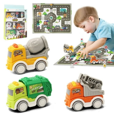 Engineering Vehicle Toy Playsets Toddler Toys for 2 3 Year Old Boys, Kids Toddler Boys Gifts Age 2-4