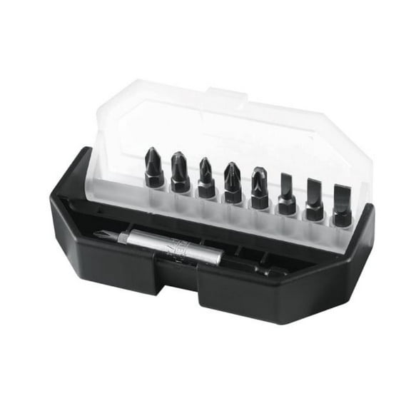 STANLEY - Slotted/Phillips/Pozidriv Insert Bit Set, 10 Piece
