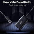 thumbnail image 4 of UGREEN 30724 USB Audio Adapter External Stereo Audio Sound Card with 3.5mm Headphone Microphone Jack for Windows Mac Linux PC Lapt, 4 of 5